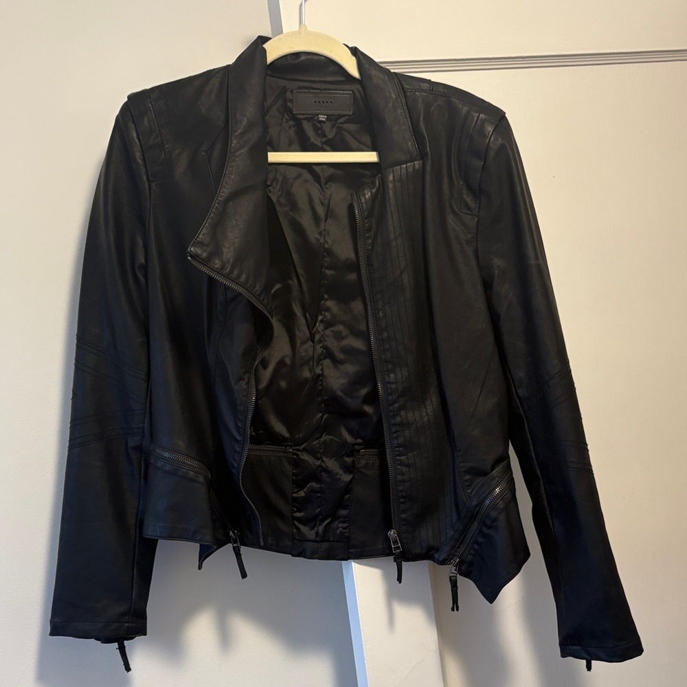 Blank NYC Black Leather Jacket